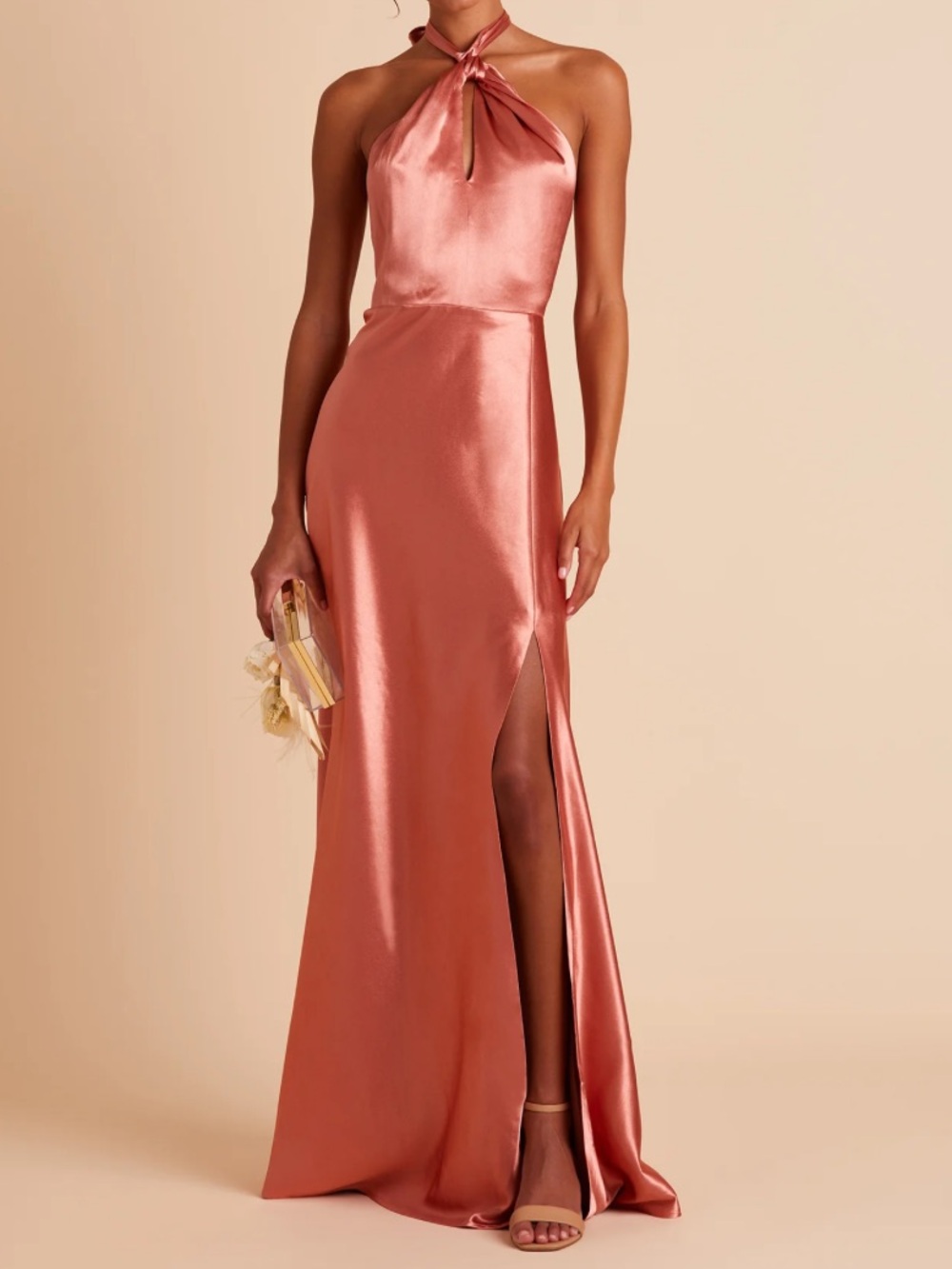 Birdy Grey Monica Dress in terracotta - Picture 2 of 3